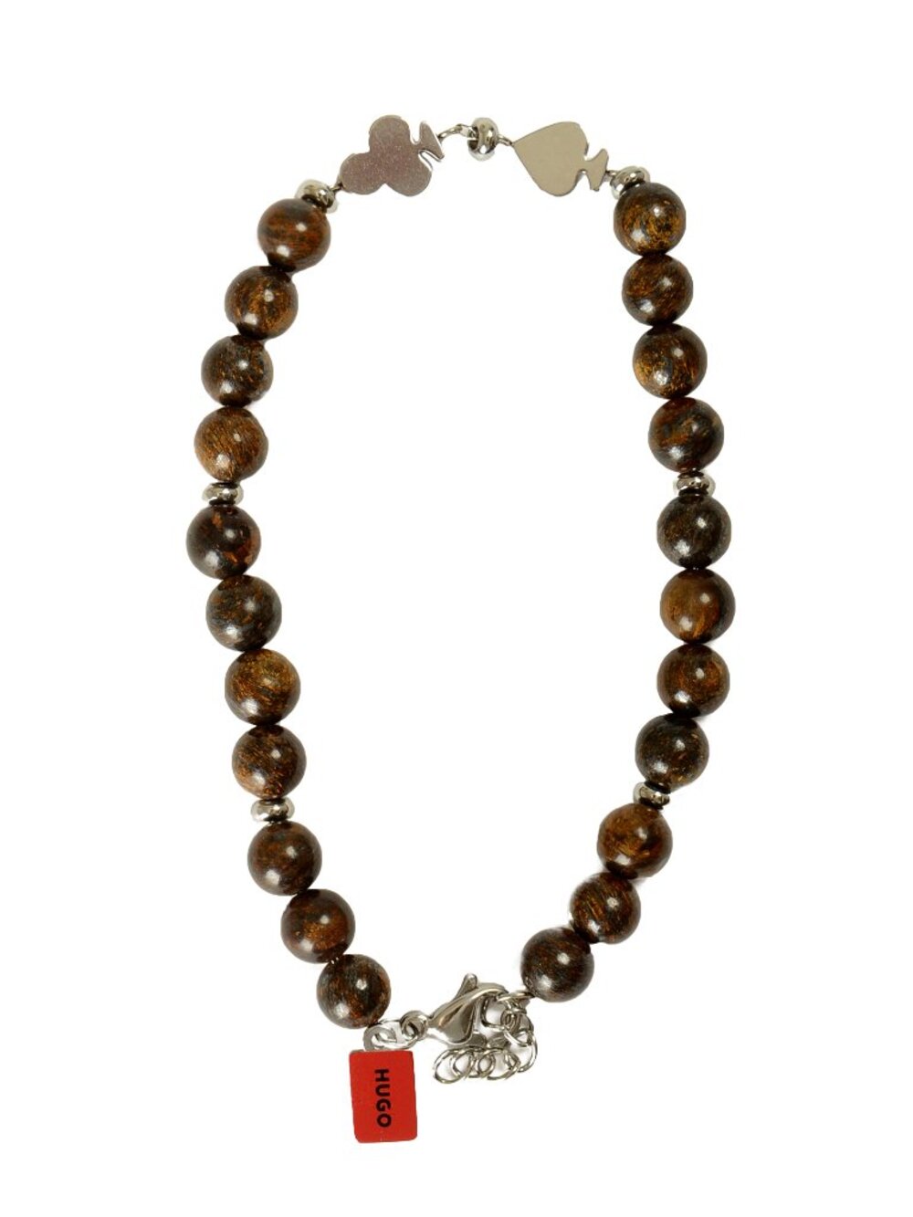 Hugo Boss "E-Beads5-bra" Bronzite Stainless Steel Bracelet